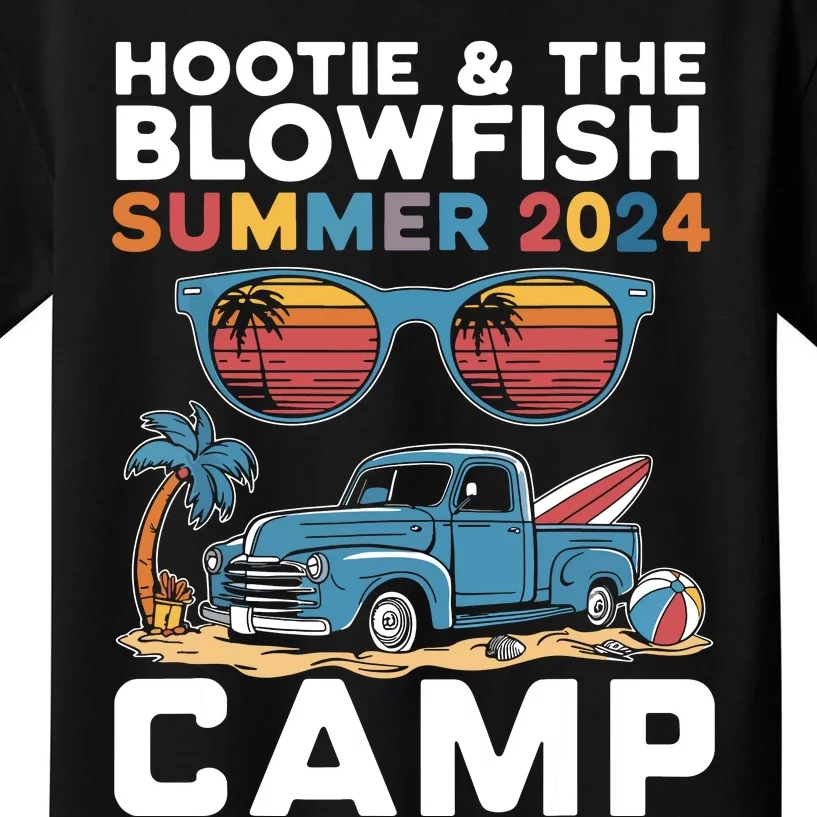 Small The Blowfish Summer 2024 Camping With Trucks Kids T-Shirt