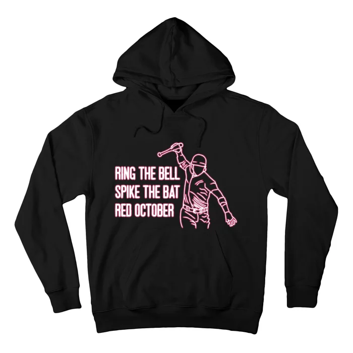 Spike The Bat Red October Hoodie