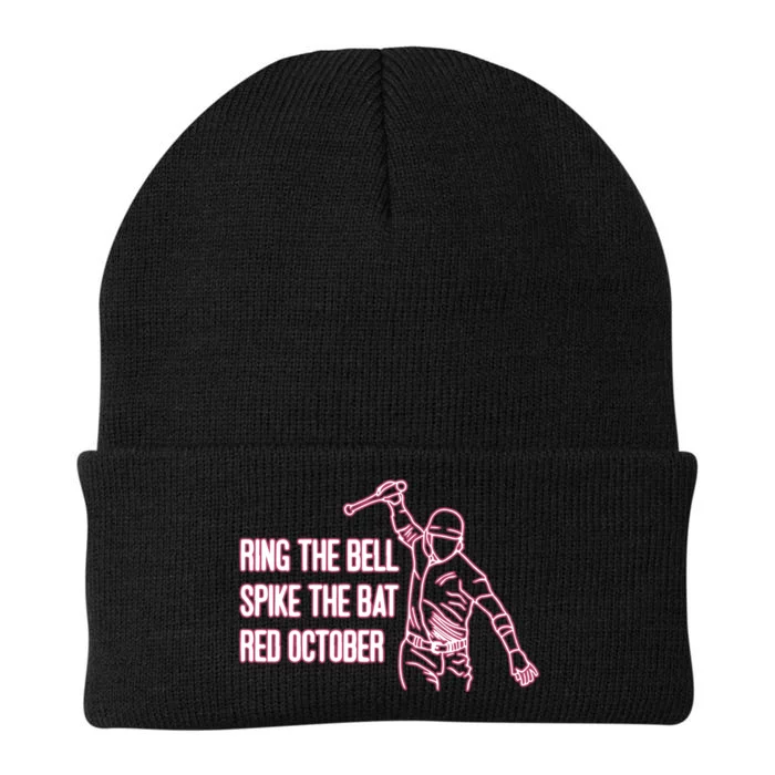 Spike The Bat Red October Knit Cap Winter Beanie