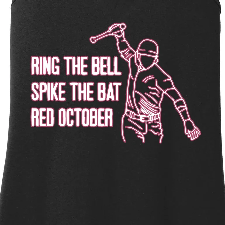 Spike The Bat Red October Ladies Essential Tank