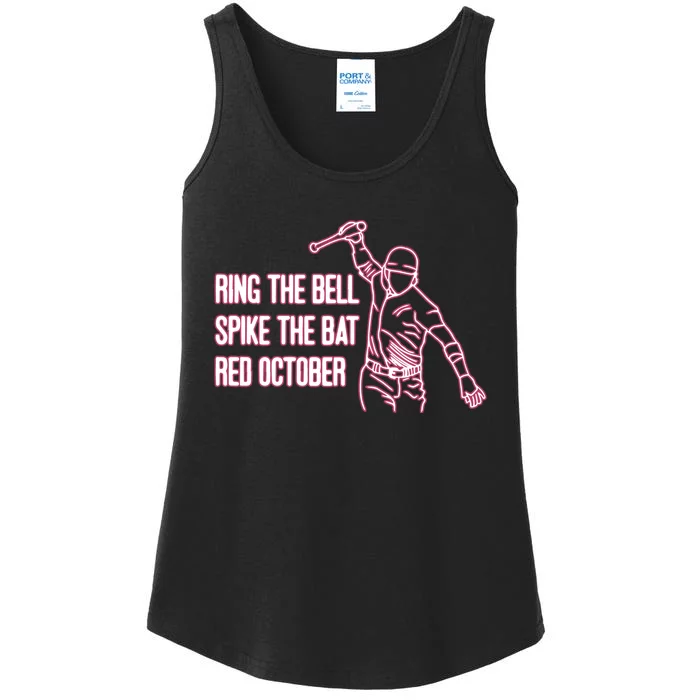 Spike The Bat Red October Ladies Essential Tank