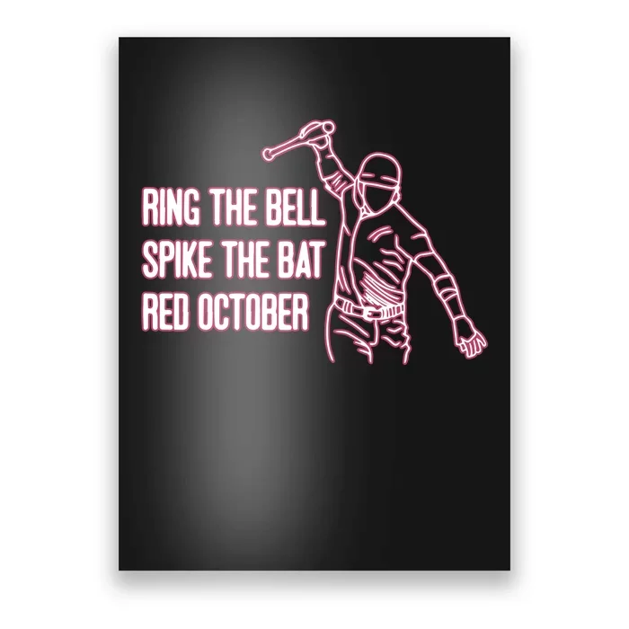 Spike The Bat Red October Poster