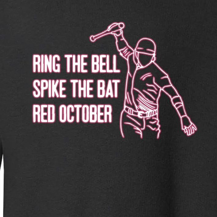 Spike The Bat Red October Toddler Sweatshirt