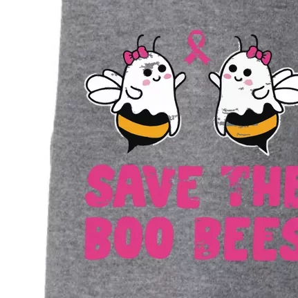 Save The Boo Bees Breast Cancer Awareness Halloween Women Doggie 3-End Fleece Hoodie