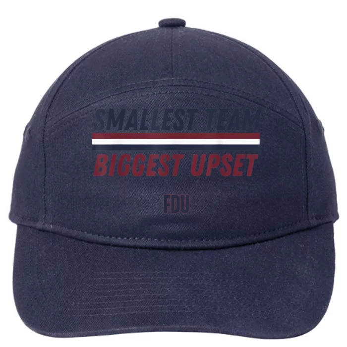 Smallest Team Biggest Upset Tee 7-Panel Snapback Hat