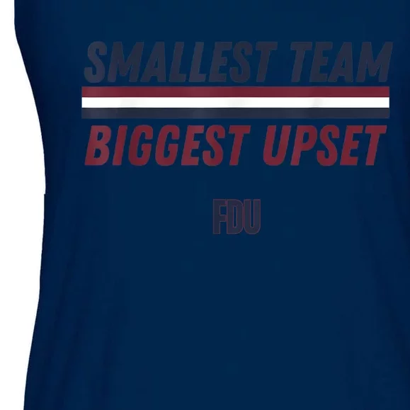 Smallest Team Biggest Upset Tee Ladies Essential Flowy Tank