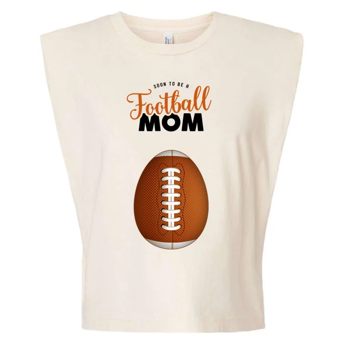 Soon To Be A Football Mom Garment-Dyed Women's Muscle Tee