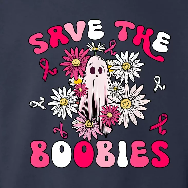 Save The Boobies Ghoul Ghost Halloween Toddler Hoodie