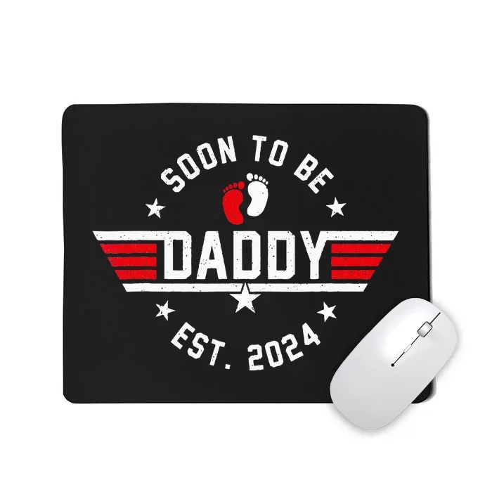 Soon To Be Daddy 2024 Fathers Day First Time Dad Pregnancy Mousepad