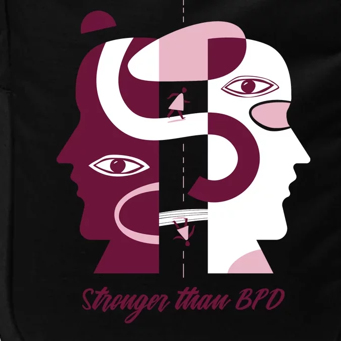 Stronger Than BPD Awareness Impact Tech Backpack