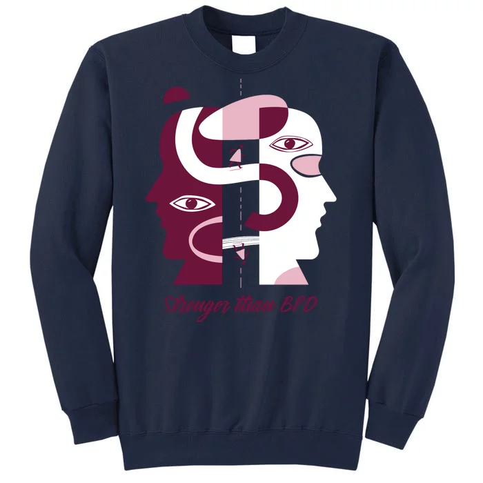 Stronger Than BPD Awareness Tall Sweatshirt