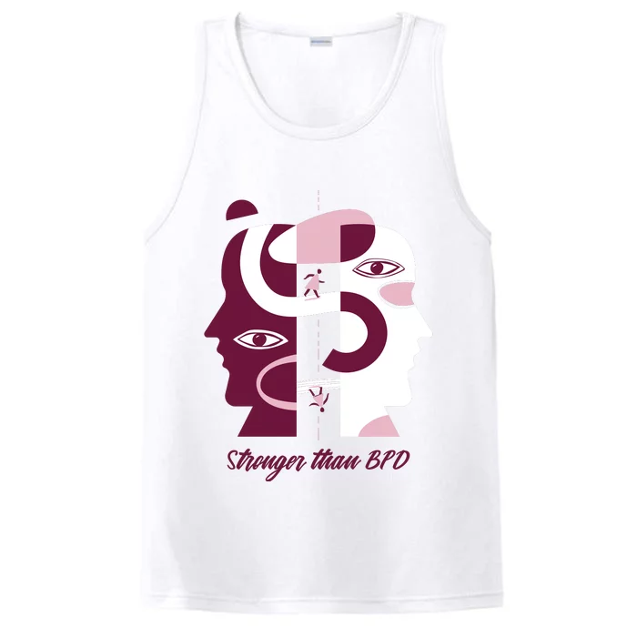 Stronger Than BPD Awareness Performance Tank