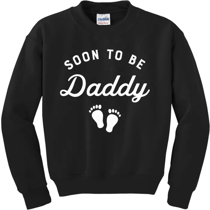 Soon To Be Daddy Funny Pregnancy Announcement Dad Kids Sweatshirt