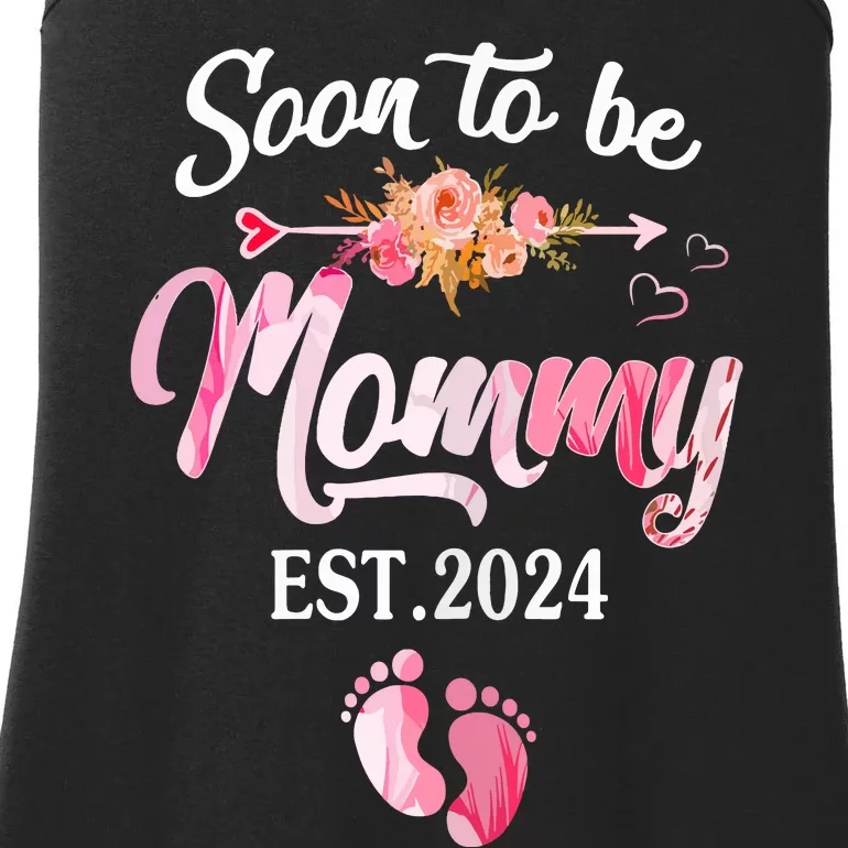 Soon To Be Mommy 2024 Mothers Day First Time Mom Pregnancy Ladies Essential Tank