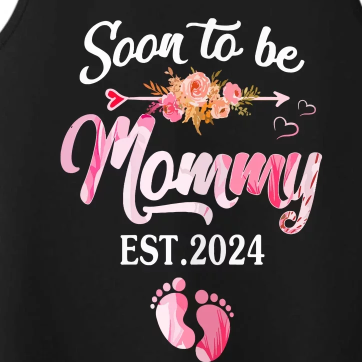 Soon To Be Mommy 2024 Mothers Day First Time Mom Pregnancy Performance Tank