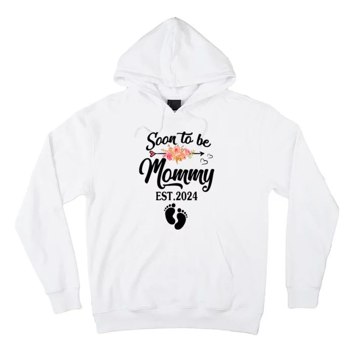 Soon To Be Mommy 2024 Mothers Day First Time Mom Pregnancy Hoodie