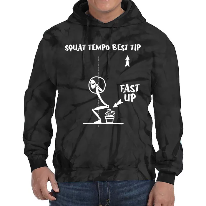 Squat Tempo Best Tip Tie Dye Hoodie