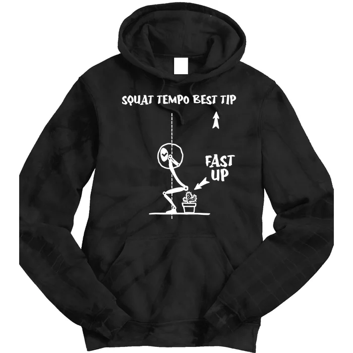 Squat Tempo Best Tip Tie Dye Hoodie