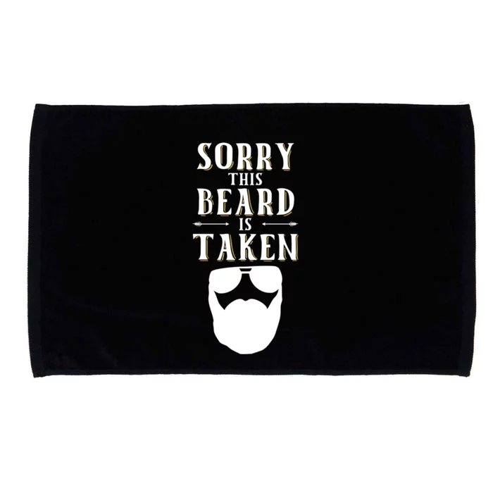 Sorry This Beard Is Taken Gift Valentines Day Funny Gift Microfiber Hand Towel