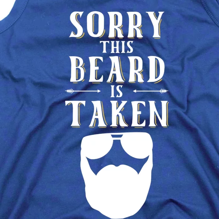 Sorry This Beard Is Taken Gift Valentines Day Funny Gift Tank Top