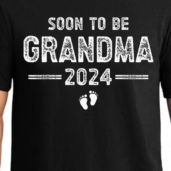 Soon to Be Grandma 2024 Promoted to Grandma Pajama Set