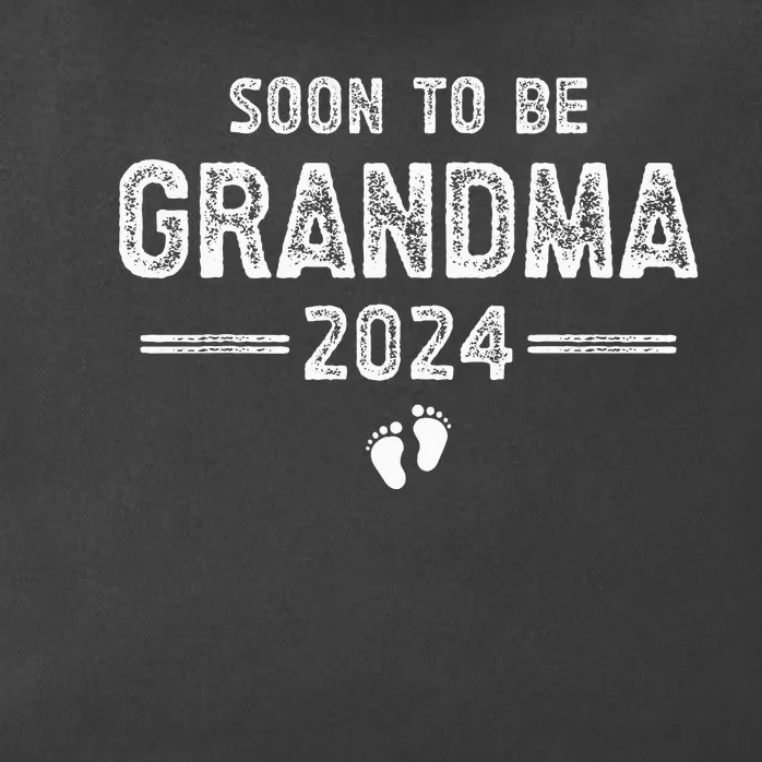 Soon to Be Grandma 2024 Promoted to Grandma Zip Tote Bag