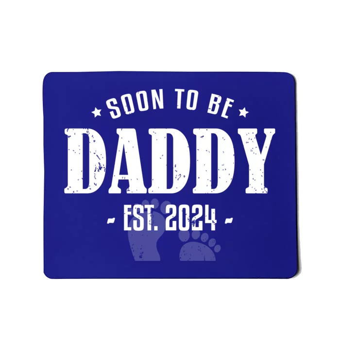 Soon To Be Daddy Est 2024 Vintage Dad To Be Fathers Day Great Gift Mousepad