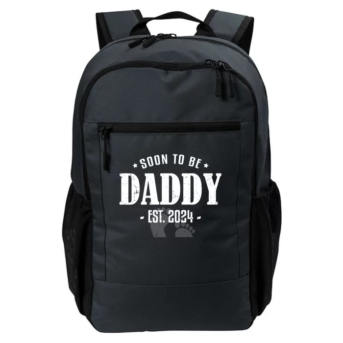 Soon To Be Daddy Est 2024 Vintage Dad To Be Fathers Day Great Gift Daily Commute Backpack