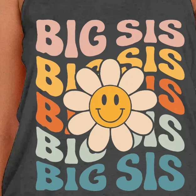 Soon To Be New Big Sister Women's Knotted Racerback Tank