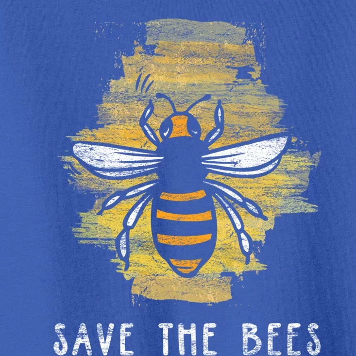 Save The Bees Tee Retro Gift Climate Change Christmas Cool Gift Toddler T-Shirt