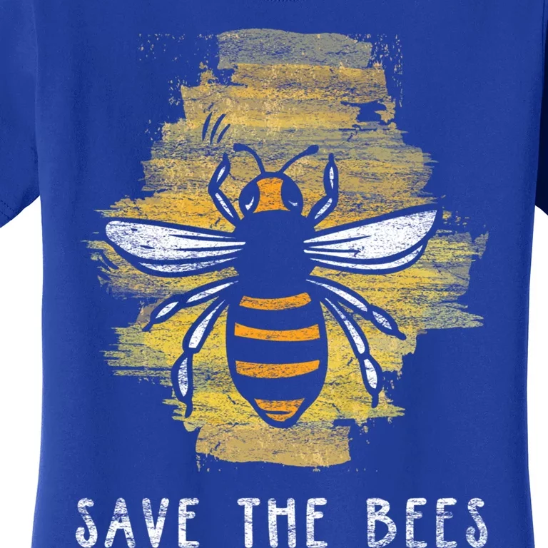 Save The Bees Tee Retro Gift Climate Change Christmas Cool Gift Women's T-Shirt