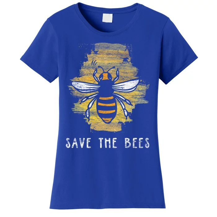 Save The Bees Tee Retro Gift Climate Change Christmas Cool Gift Women's T-Shirt