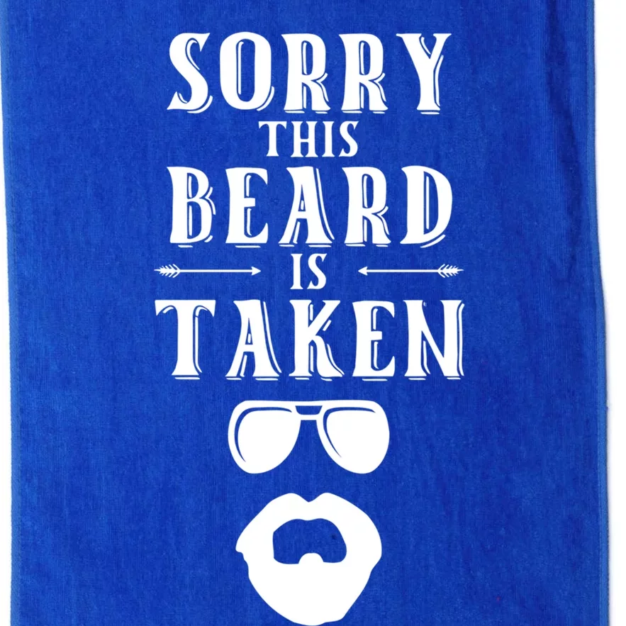 Sorry This Beard Is Taken Gift Valentines Day Gift Platinum Collection Golf Towel