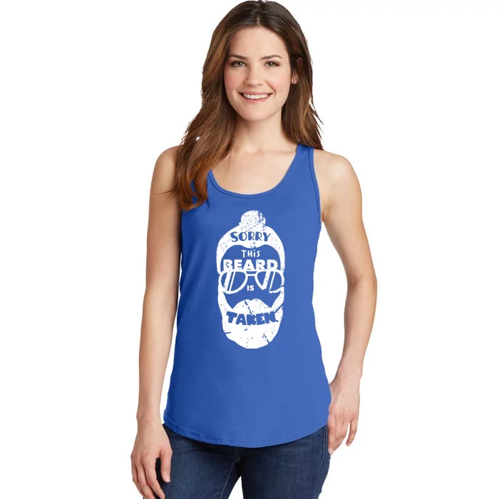 Sorry This Beard Is Taken Cute Gift Valentines Day Gift Ladies Essential Tank