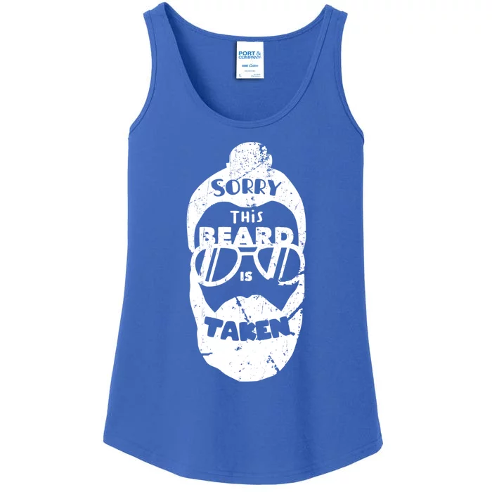 Sorry This Beard Is Taken Cute Gift Valentines Day Gift Ladies Essential Tank