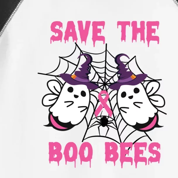 Save The Boo Bees Halloween Breast Cancer Research Awareness Great Gift Toddler Fine Jersey T-Shirt