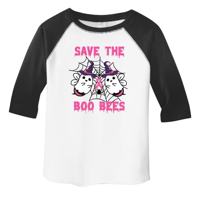 Save The Boo Bees Halloween Breast Cancer Research Awareness Great Gift Toddler Fine Jersey T-Shirt