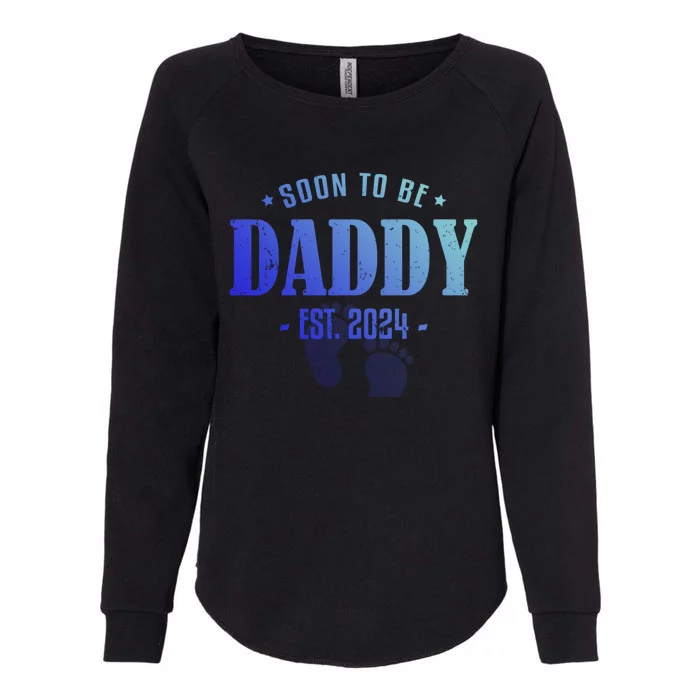 Soon To Be Daddy Est 2024 Vintage Dad To Be Fathers Day Gift Womens California Wash Sweatshirt