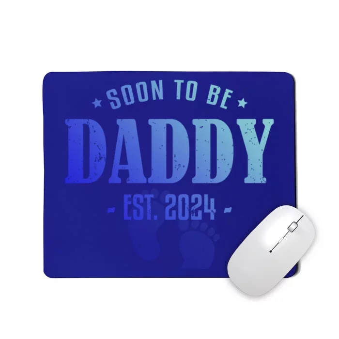 Soon To Be Daddy Est 2024 Vintage Dad To Be Fathers Day Gift Mousepad