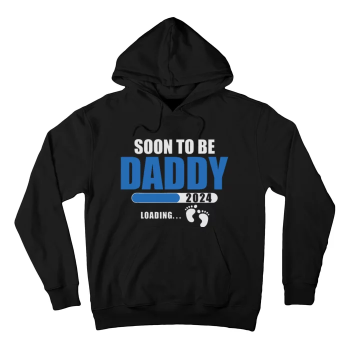 Soon To Be Daddy 2024 Est 2024 Fathers Day First Time Dad Hoodie