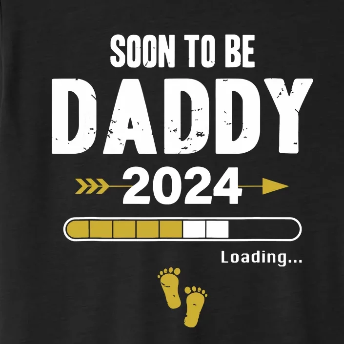 Soon To Be Daddy 2024 Loading Father Pregnancy Birth Baby ChromaSoft Performance T-Shirt