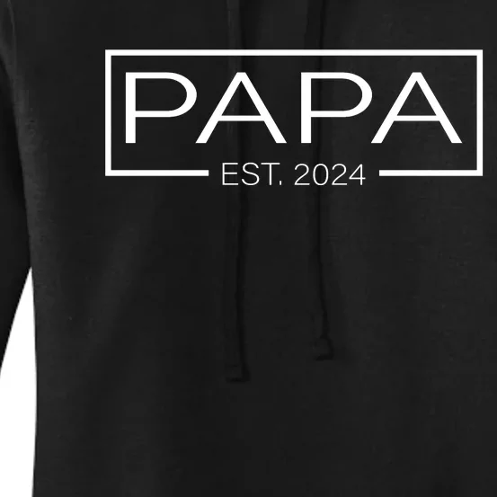 Soon To Be Papa 2024 Fatherhood Celebration Women's Pullover Hoodie