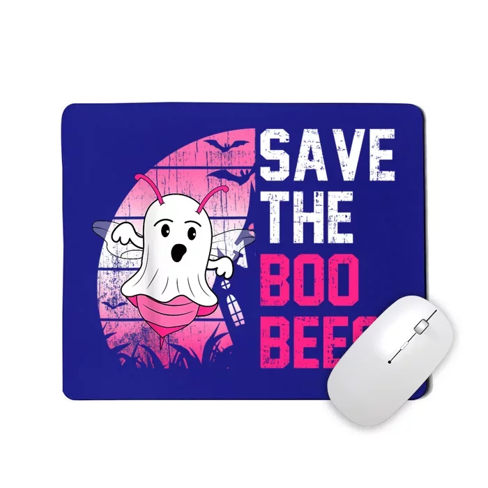 Save The Boobees Boo Bees Breast Cancer Halloween Cool Gift Mousepad