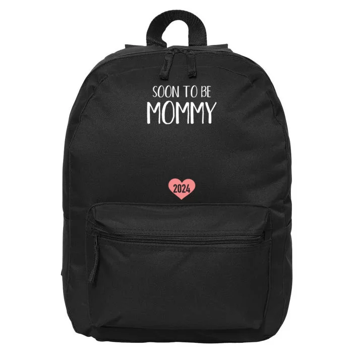 Soon To Be Mommy 2024 For New Mom 16 in Basic Backpack