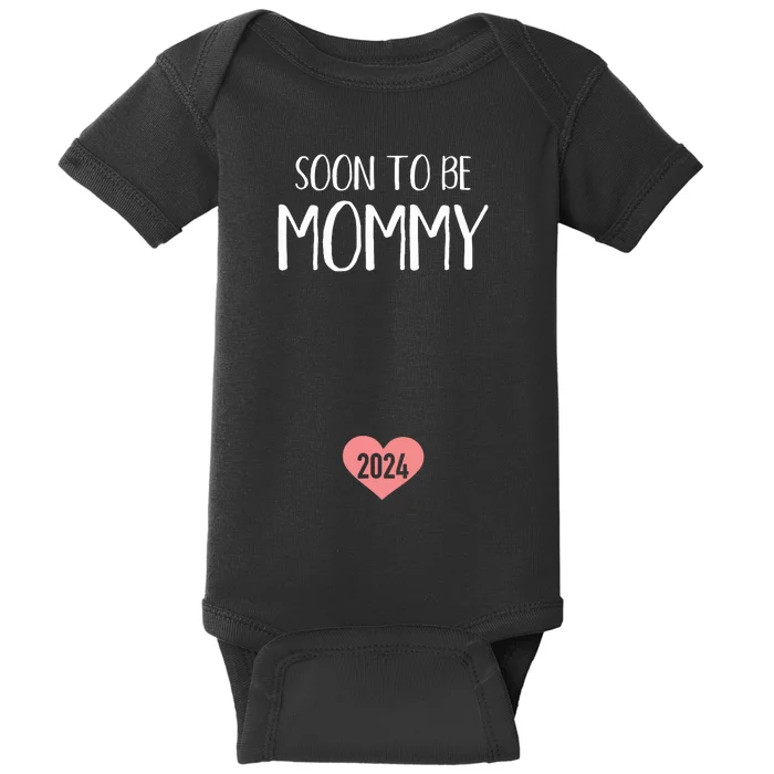 Soon To Be Mommy 2024 For New Mom Baby Bodysuit