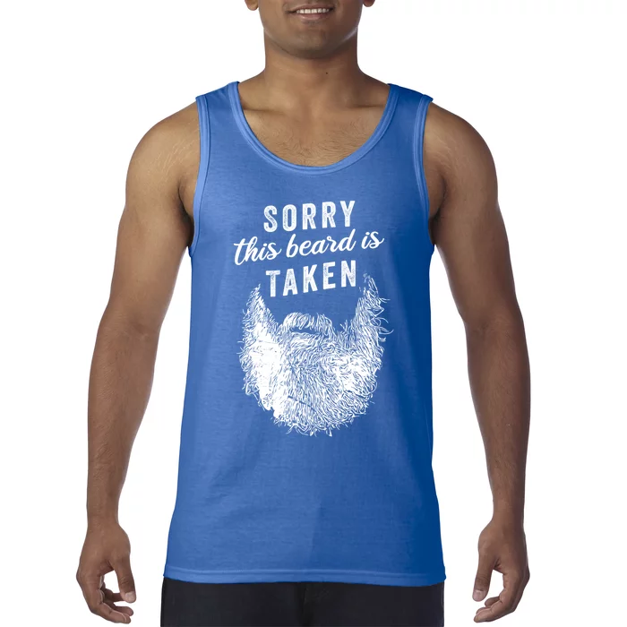 Sorry This Beard Is Taken Gift Valentines Day Gift Tank Top