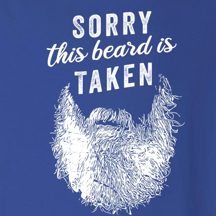 Sorry This Beard Is Taken Gift Valentines Day Gift Toddler Long Sleeve Shirt