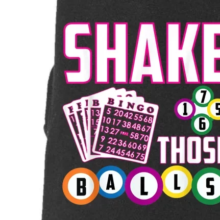 Shake Those Balls Funny Bingo Doggie 3-End Fleece Hoodie