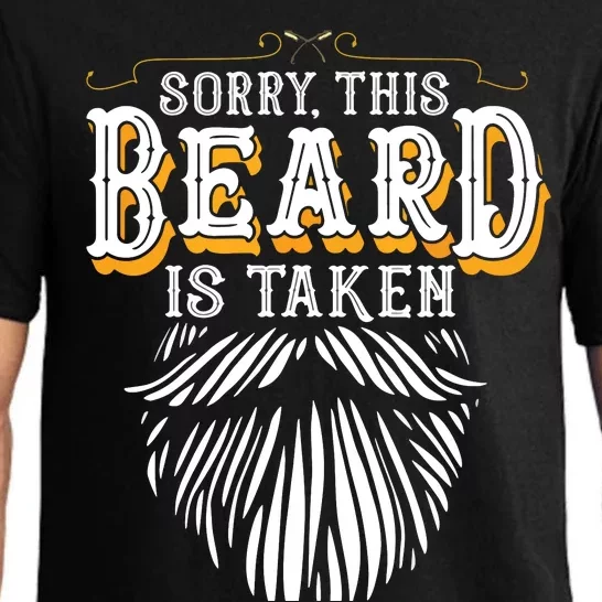 Sorry This Beard Is Taken Country Retro Valentines Day Gift Pajama Set