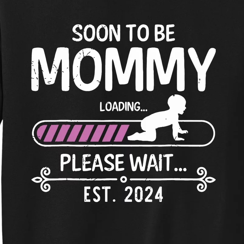 Soon To Be Mommy 2024 Mothers Day First Time Mom Pregnancy Sweatshirt